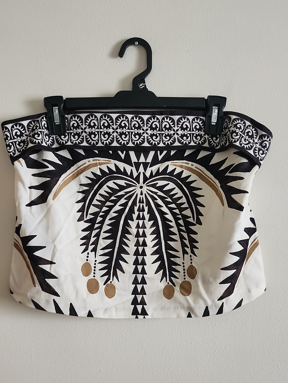 H&M Boho Tube Top Womens Printed Accents Resortwear Large